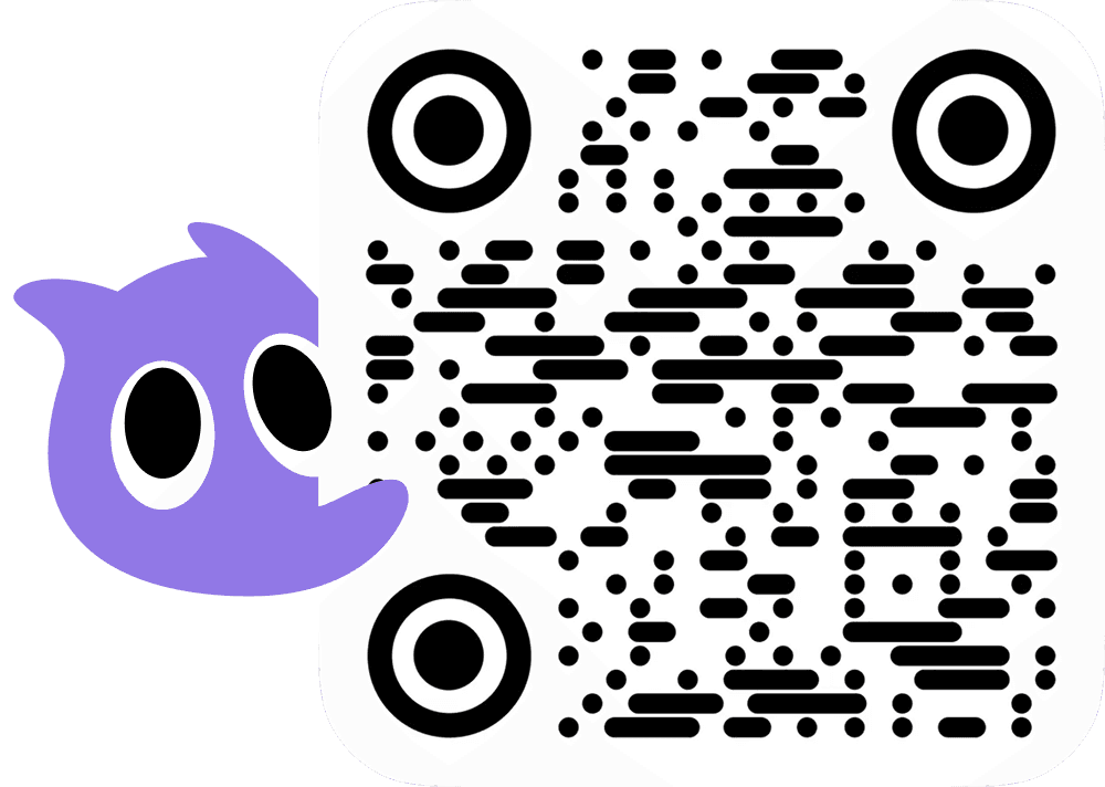 QR code pour télécharger l'appli Knowunity, avec Knowie la mascotte qui pointe son nez